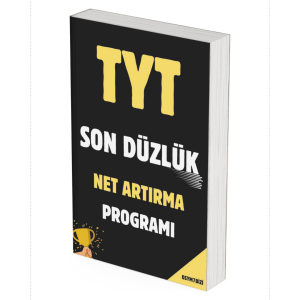 "TYT SON DÜZLÜK NET ARTIRMA PROGRAMI - DİJİTAL ÜRÜN"