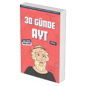 30 Günde Hızlı AYT Bitirme Programı - SÖZEL - DİJİTAL ÜRÜN