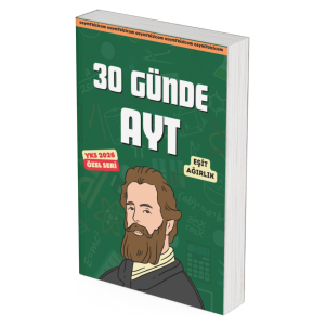 30 Günde Hızlı AYT Bitirme Programı - EŞİT AĞIRLIK - DİJİTAL ÜRÜN