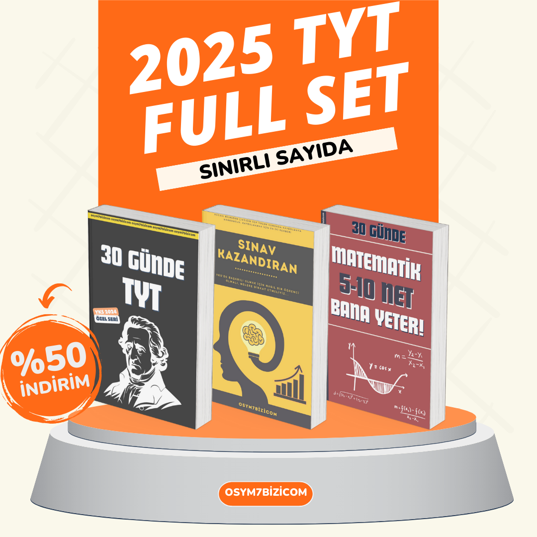 2025 - SIFIRDAN TYT BİTİREN SET - DİJİTAL ÜRÜN ÇALIŞMA PROGRAMI